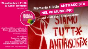 Memoria e lotta anfifascista nel VII Municipio