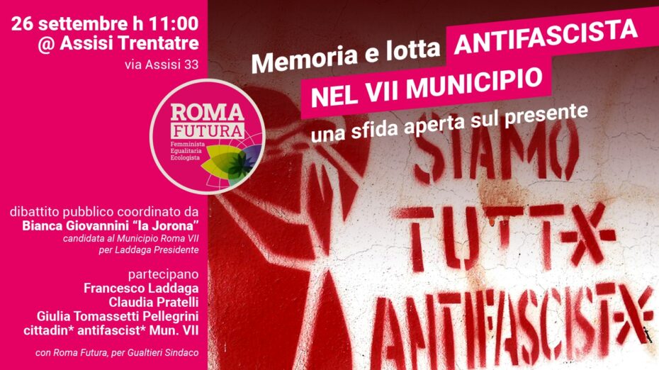 Memoria e lotta anfifascista nel VII Municipio