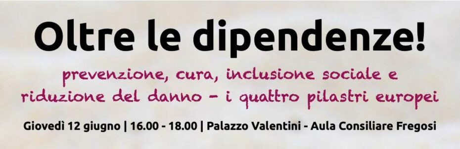 Oltre le dipendenze, invito, 2025, 12 giugno, ore 16-18